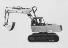 Lánctalpas kotrók Fuchs 713 R