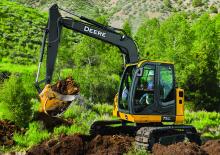 Lánctalpas kotrók John Deere Construction 75G