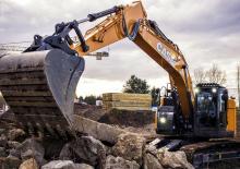 Lánctalpas kotrók Case CX245D SR