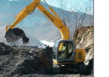 Lánctalpas kotrók New Holland E 115 SR