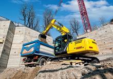 Lánctalpas kotrók New Holland E 195 LC