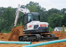 Lánctalpas kotrók Bobcat E85