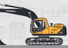 Lánctalpas kotrók Volvo EC150