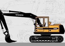 Lánctalpas kotrók Volvo EC150C