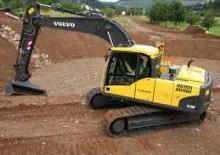 Lánctalpas kotrók Volvo EC160C
