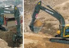 Lánctalpas kotrók Volvo EC210LC