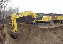 Lánctalpas kotrók New Holland EC450