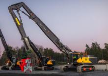 Lánctalpas kotrók Volvo EC500 High Reach