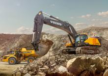 Lánctalpas kotrók Volvo EC750E
