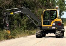 Lánctalpas kotrók Volvo ECR88R