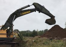 Lánctalpas kotrók Akerman-Volvo H16C