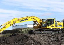 Lánctalpas kotrók Komatsu HB215LC-3