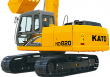 Lánctalpas kotrók Kato HD820-R5