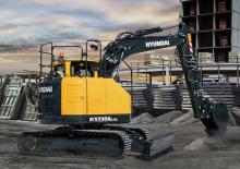 Lánctalpas kotrók Hyundai HX130ALCR
