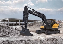 Lánctalpas kotrók Hyundai HX220AL