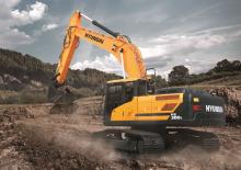 Lánctalpas kotrók Hyundai HX300L