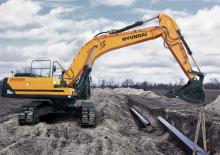 Lánctalpas kotrók Hyundai HX380NL