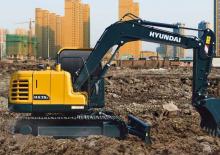 Lánctalpas kotrók Hyundai HX75S