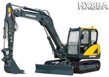 Lánctalpas kotrók Hyundai HX85A