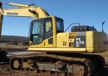 Lánctalpas kotrók Komatsu PC270LC-6
