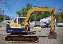 Lánctalpas kotrók Komatsu PC90-1