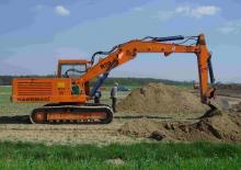 Lánctalpas kotrók Hanomag R70