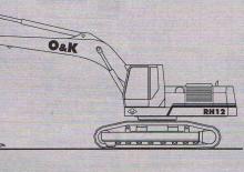 Lánctalpas kotrók O&K RH 12