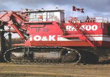 Lánctalpas kotrók Terex RH 400