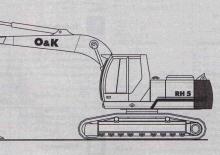 Lánctalpas kotrók O&K RH 5