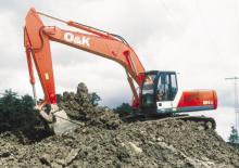 Lánctalpas kotrók O&K RH 8.5