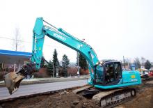 Lánctalpas kotrók Kobelco SK 260 NLC 9