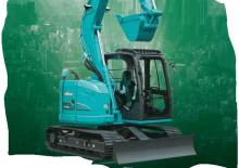 Lánctalpas kotrók Kobelco SK 75 SRN 3