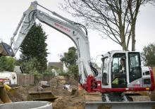 Lánctalpas kotrók Takeuchi TB 2150 C