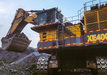 Lánctalpas kotrók XCMG XE4000