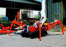 Lánctalpas teleszkópgémes munkaállványok Easy Lift R260HY