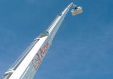 Lánctalpas teleszkópgémes munkaállványok Easy Lift R420WHY 