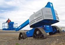 Lánctalpas teleszkópgémes munkaállványok Genie S-40 TraX