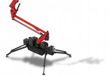 Lánctalpas teleszkópgémes munkaállványok Platform Basket SPIDER 18.95
