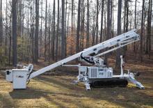 Lánctalpas töretőgémes munkaállványok Altec AT48MW/PW