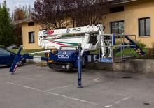 Lánctalpas töretőgémes munkaállványok CELA DT30 Spyder