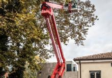 Lánctalpas töretőgémes munkaállványok Basket Spider 27.14