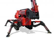 Lánctalpas töretőgémes munkaállványok Basket Spider 33.15 ED