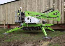 Lánctalpas töretőgémes munkaállványok Niftylift TD150T