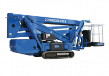 Lánctalpas töretőgémes munkaállványok France Elévateur TR 230
