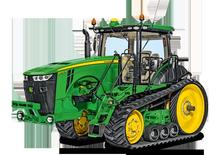 Lánctalpas traktorok John Deere 8370RT