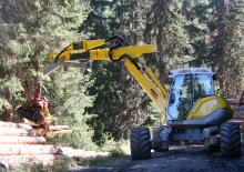 Lépegető kotrógépek Menzi M540