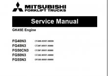 LPG targoncák Mitsubishi FG40N3 