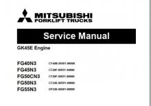 LPG targoncák Mitsubishi FG55N3 