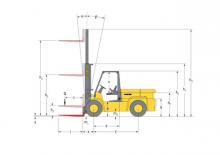 LPG targoncák Hyster H 7.00 XL