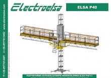 Mászógépes munkaállványok Electroelsa ELSA P40